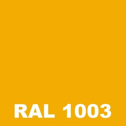 Peinture Ravalement - Metaltop - Jaune de sécurité - RAL 1003 - Pot 20L 1