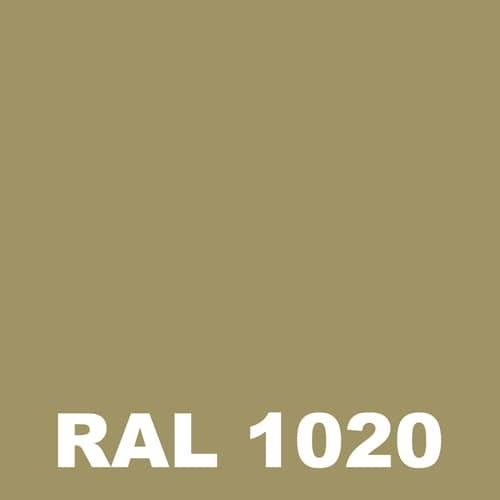 Peinture Ravalement - Metaltop - Jaune olive - RAL 1020 - Pot 20L 1