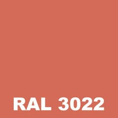Peinture Ravalement - Metaltop - Rouge saumon - RAL 3022 - Pot 5L 1
