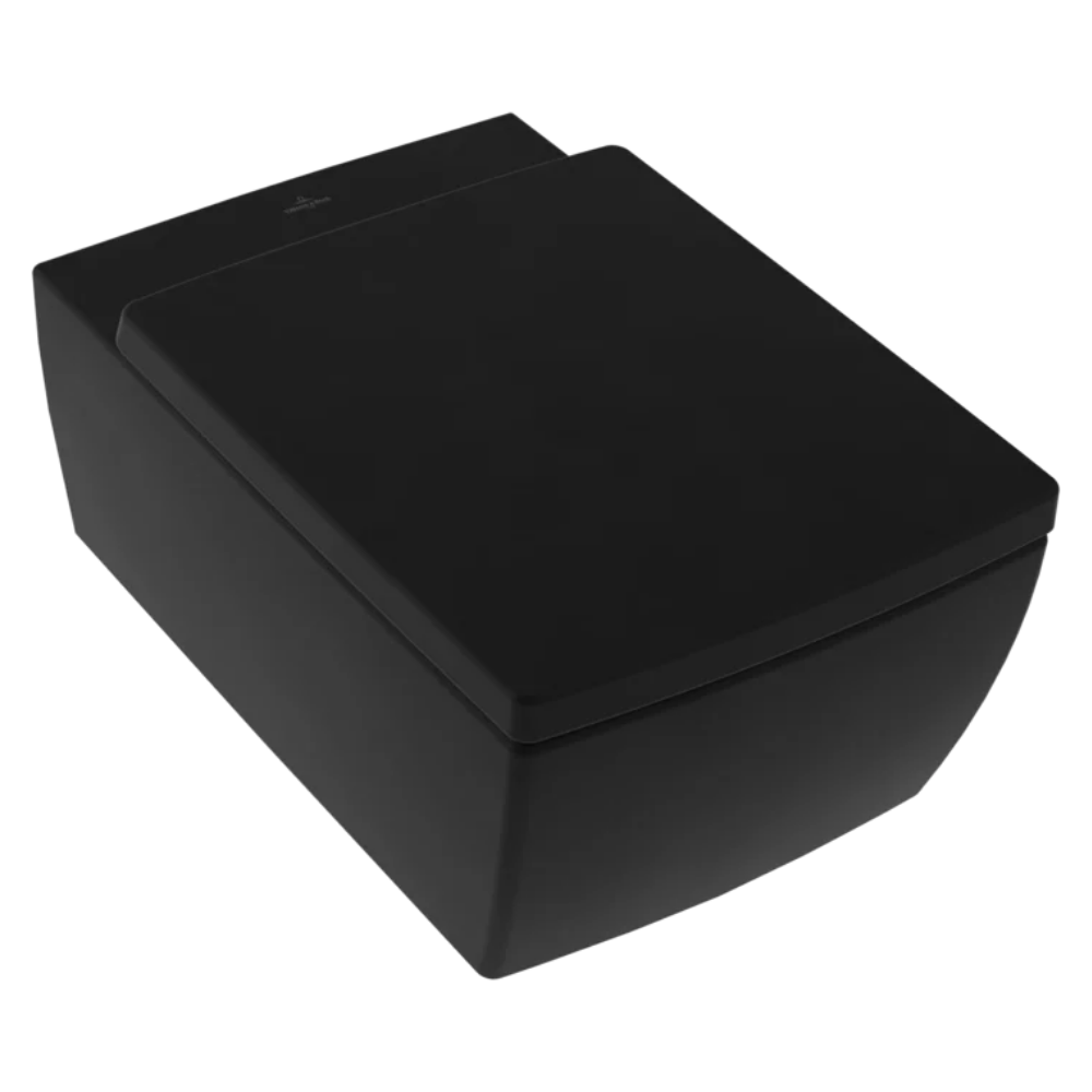 VILLEROY ET BOCH WC suspendu sans bride Memento 2.0, noir mat