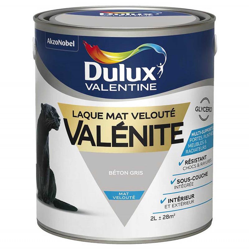 Laque Valénite - mat - 2L DULUX VALENTINE 3