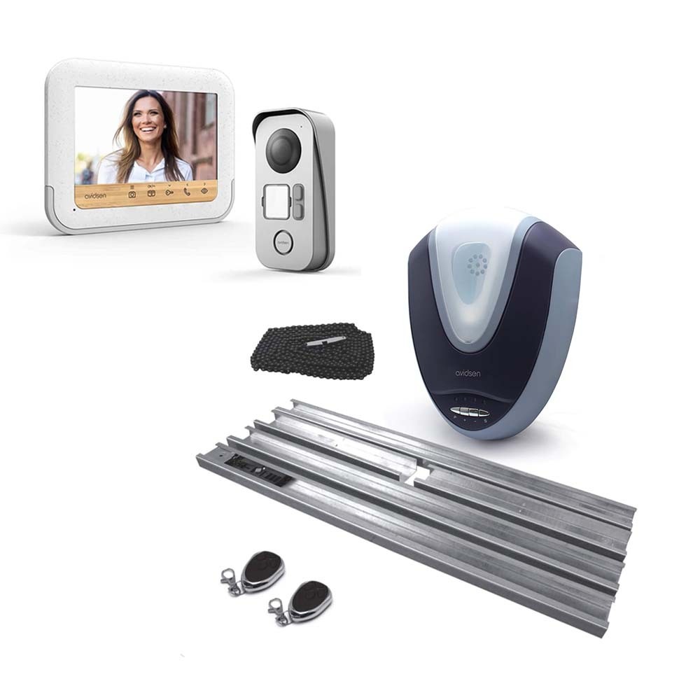 Motorisation porte de garage STRÖMMA 800 et visiophone - 104956 KIT 1 Avidsen