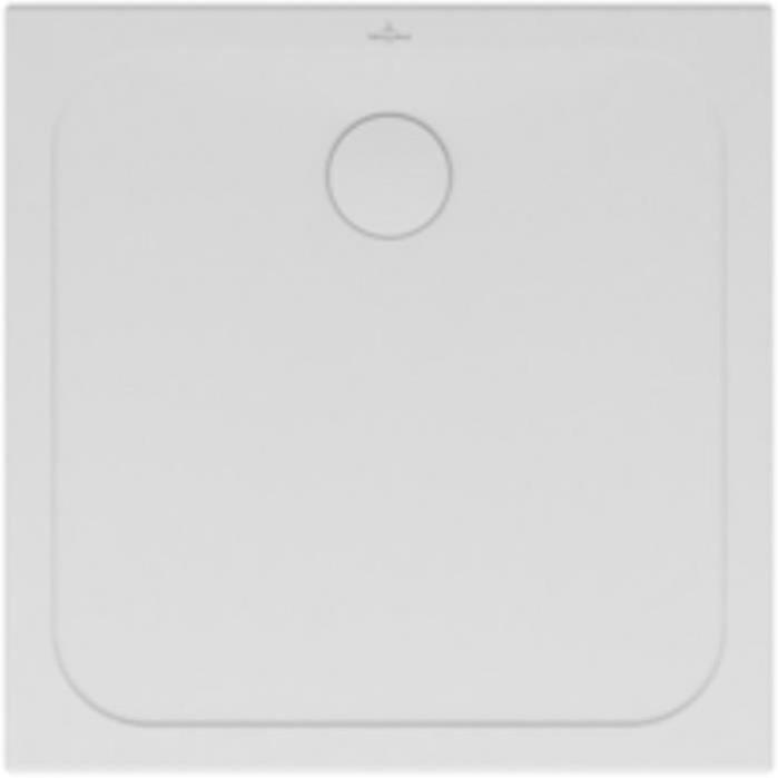 VILLEROY & BOCH - Receveur de douche extra-plat - Céramique - Lifetime Plus Carré blanc 80 x 80 x 3 - 5 cm 80 x 80 x 3 - 5 cm