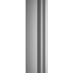 Schulte porte de douche 2 battants, porte de douche battante, 80 x 192 cm, verre 5 mm transparent anticalcaire, profilé alu-argenté 3