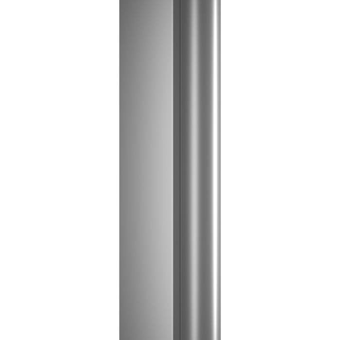Schulte porte de douche 2 battants, porte de douche battante, 80 x 192 cm, verre 5 mm transparent anticalcaire, profilé alu-argenté 3