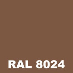 Peinture Mur Exterieur - Metaltop - Brun beige - RAL 8024 - Pot 5L 1