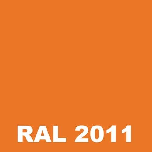 Peinture Mur Exterieur - Metaltop - Orange foncé - RAL 2011 - Pot 5L 1