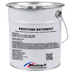 Peinture Batiment - Metaltop - Rouge carmin - RAL 3002 - Pot 5L 0