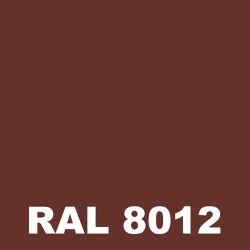 Peinture Mur Exterieur - Metaltop - Brun rouge - RAL 8012 - Pot 5L 1