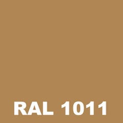 Peinture Batiment - Metaltop - Beige brun - RAL 1011 - Pot 25L 1