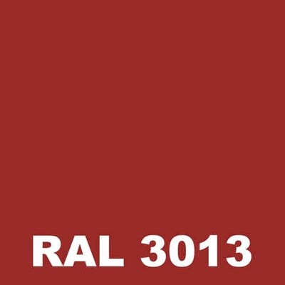 Peinture Batiment - Metaltop - Rouge tomate - RAL 3013 - Pot 25L 1