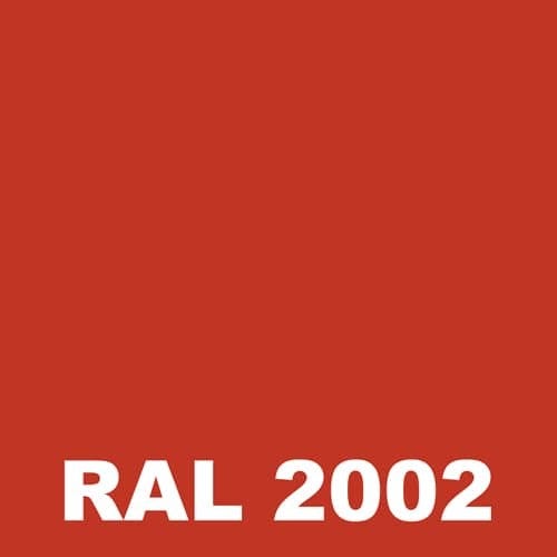 Peinture Facade - Metaltop - Orange sang - RAL 2002 - Pot 5L 1