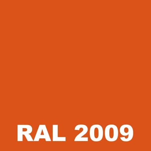 Peinture Batiment - Metaltop - Orange signalisation - RAL 2009 - Pot 5L 1