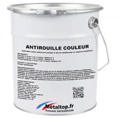 Antirouille Couleur - Metaltop - Gris quartz - RAL 7039 - Pot 25L 0