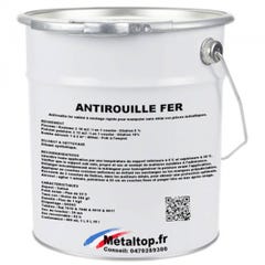 Antirouille Fer - Metaltop - Noir signalisation - RAL 9017 - Pot 25L 0