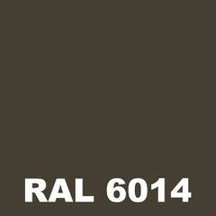 Peinture Mur Exterieur - Metaltop - Olive jaune - RAL 6014 - Pot 5L 1
