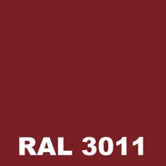 Peinture Facade - Metaltop - Rouge brun - RAL 3011 - Pot 25L 1