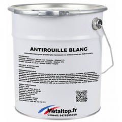 Antirouille Blanc - Metaltop - Blanc pur - RAL 9010 - Pot 25L 0