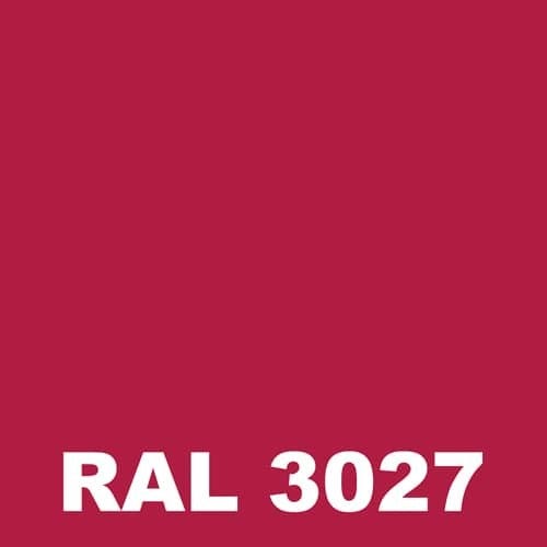 Peinture Batiment - Metaltop - Rouge framboise - RAL 3027 - Pot 5L 1