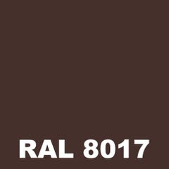 Peinture Mur Exterieur - Metaltop - Brun chocolat - RAL 8017 - Pot 5L 1