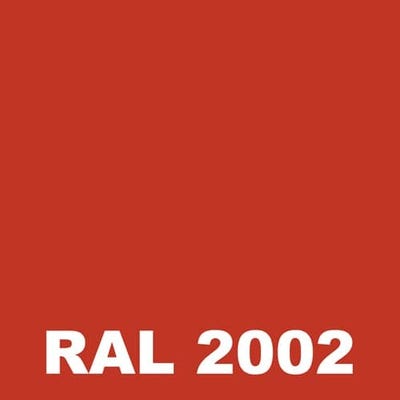 Peinture Batiment - Metaltop - Orange sang - RAL 2002 - Pot 5L 1