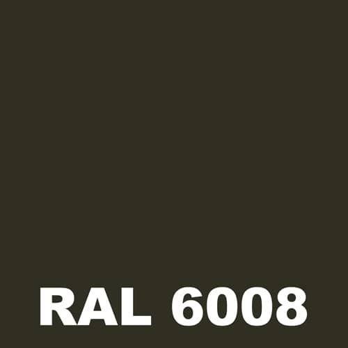 Peinture Batiment - Metaltop - Vert brun - RAL 6008 - Pot 25L 1