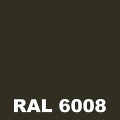 Peinture Batiment - Metaltop - Vert brun - RAL 6008 - Pot 25L 1