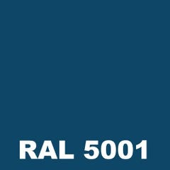 Peinture Batiment - Metaltop - Bleu vert - RAL 5001 - Pot 5L 1