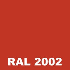 Peinture Mur Exterieur - Metaltop - Orange sang - RAL 2002 - Pot 5L 1