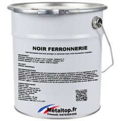 Noir Ferronnerie - Metaltop - Noir signalisation - RAL 9017 - Pot 5L 0