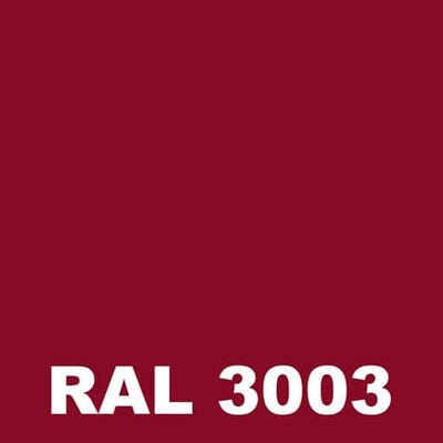 Peinture Batiment - Metaltop - Rouge rubis - RAL 3003 - Pot 25L 1