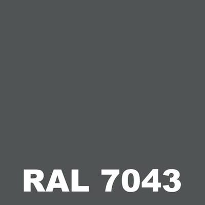 Peinture Batiment - Metaltop - Gris signalisation B - RAL 7043 - Pot 5L 1