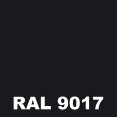 Antirouille Fer - Metaltop - Noir signalisation - RAL 9017 - Bombe 400mL 1