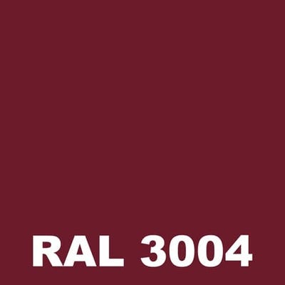 Peinture Batiment - Metaltop - Rouge pourpre - RAL 3004 - Pot 25L 1