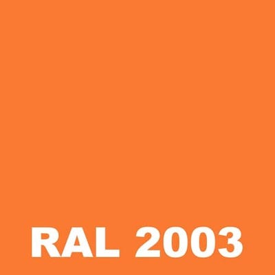 Peinture Batiment - Metaltop - Orange pastel - RAL 2003 - Pot 25L 1