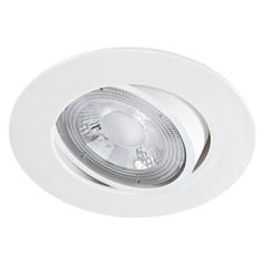 Spot encastré LED MI6 Aric - 5,5 W - 480 lm - 3000 K - Orientable - Blanc