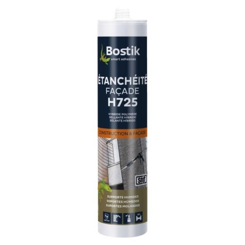 Mastic H725 Étanchéité façade BOSTIK Gris béton - 30615852