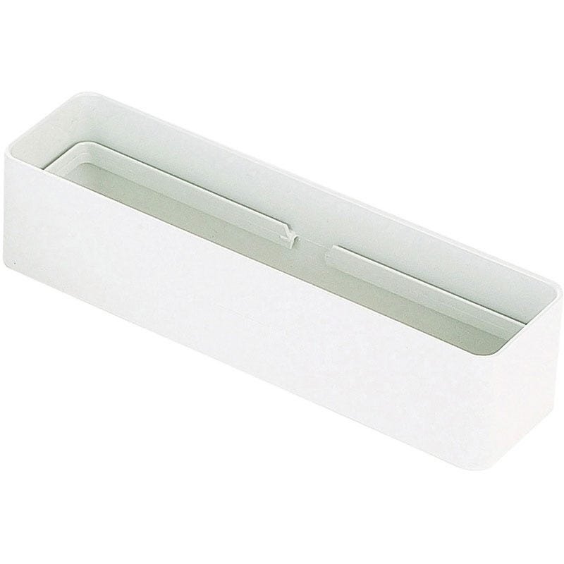 Manchon rectangulaire pvc - Décor : Blanc - Section : 55 x 220 mm - Matériau : PVC - S&P 0