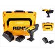 REMS Mini-Press ACC 22 V Sertisseuse sans fil avec marche forcée + Coffret L-Boxx + 1x Batterie 1,5 Ah + Chargeur ( 578014 R220 )