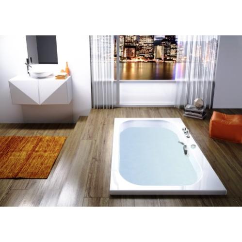 Baignoire Balneo BOSSANOVA 185x120 systeme balneotherapie SENSATION AIR POOL tete a droite
