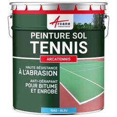 Peinture Tennis - Arcatennis. - Bleu - 15 Kg (jusqu'à 30 M² En 2 Couches) - Arcane Industries