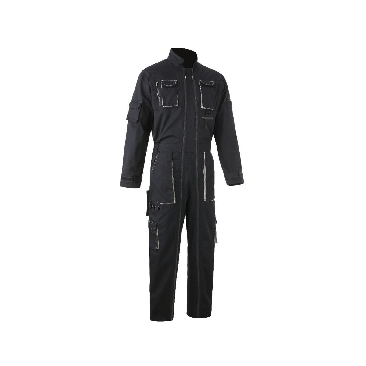 NAVY II Combinaison 2 zips, marine/gris, 60%CO/40%PES, 245g/m² - COVERGUARD - Taille S 0