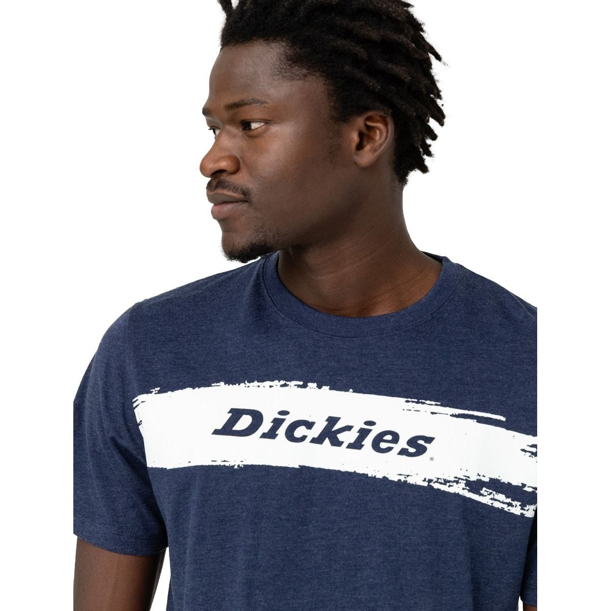 T-shirt à manches courtes pour homme Stanton bleu marine - Dickies - Taille L 3