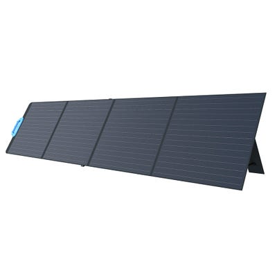 Panneau Solaire BLUETTI Nomade PV200 Monocristallin 200W Photovoltaïque Pliable et Portable IP54 avec poignée de ports et béquilles ajustables