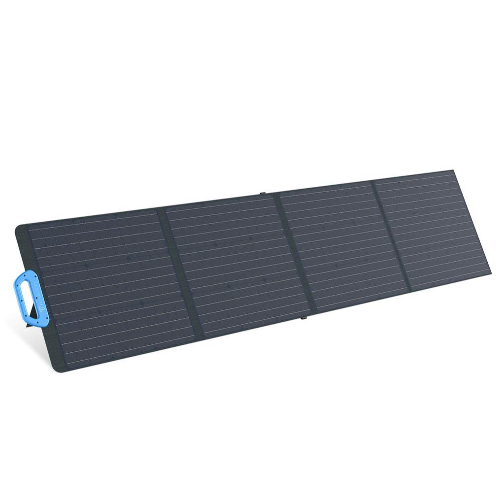 BLUETTI Panneau Solaire Nomade PV200 Monocristallin 200W Photovoltaïque Pliable et Portable IP54 avec poignée de ports et béquilles ajustables