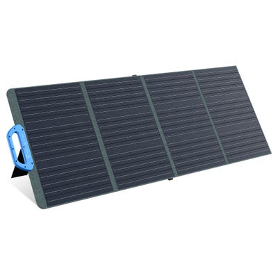 Panneau Solaire BLUETTI 120W Monocristallin PV120 Panneau Solaire Photovoltaïque Pliable et Portable IP54 avec poignée de port et béquilles ajustables