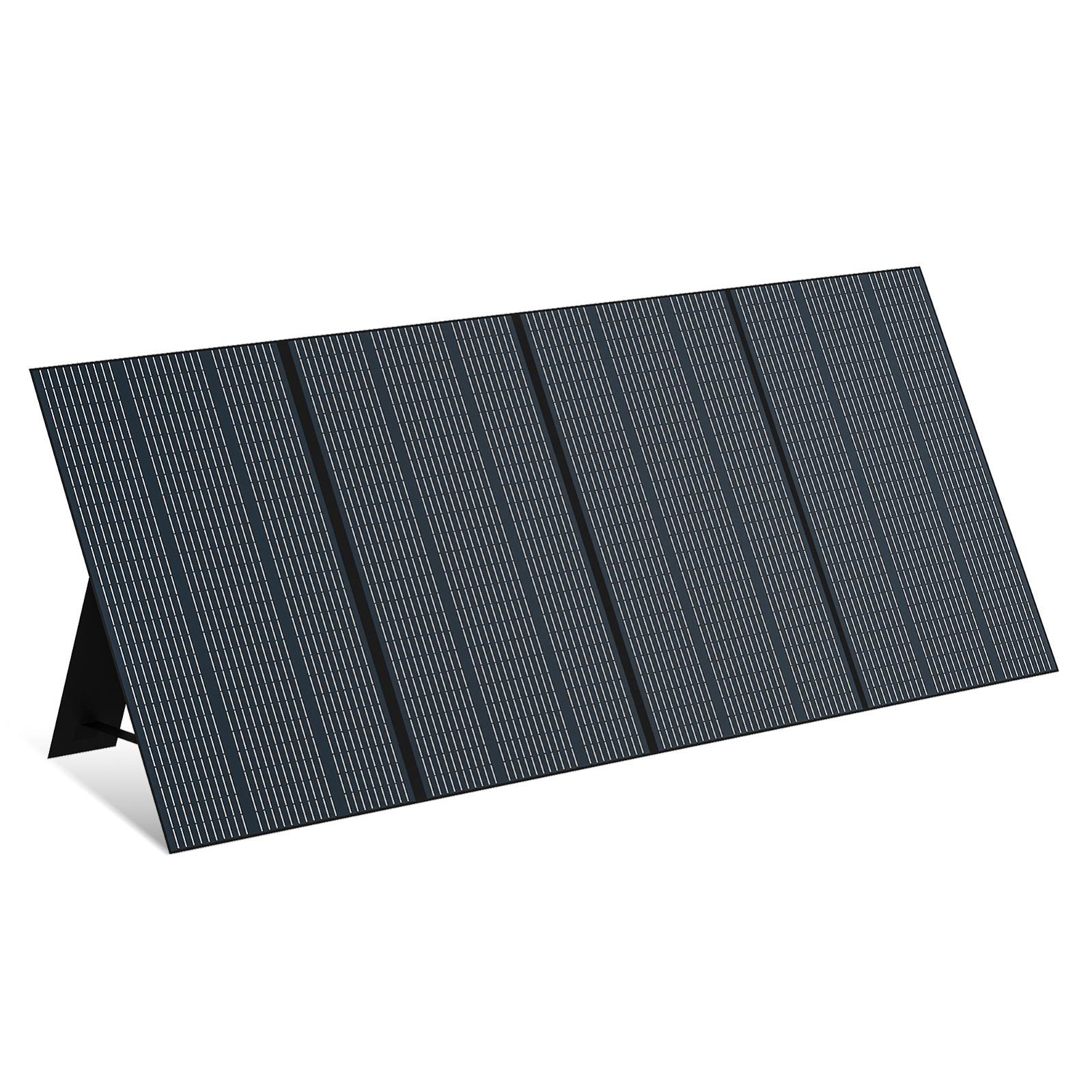 BLUETTI Panneau Solaire Nomade SP350 Monocristallin 350W Photovoltaïque Pliable et Portable IP54 avec poignée de ports et béquilles ajustables