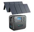 Kit complet de générateur solaire BLUETTI AC200MAX + 2xPV350 kit Centrale électrique portable 2200W/2048Wh avec 2 pcs panneaux solaires 350W