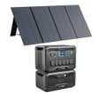 BLUETTI AC300 + B300 + PV350 Kit de générateur solaire 3000W avec Batterie externe et panneau solaire 350W