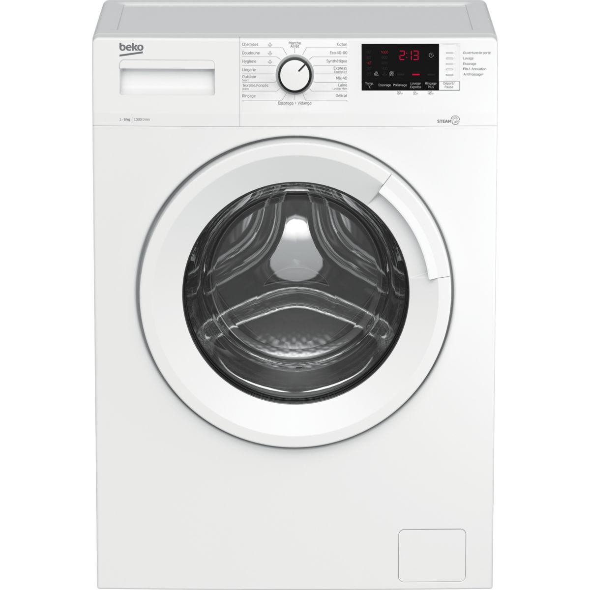Lave linge hublot BEKO WUE6610W0W
